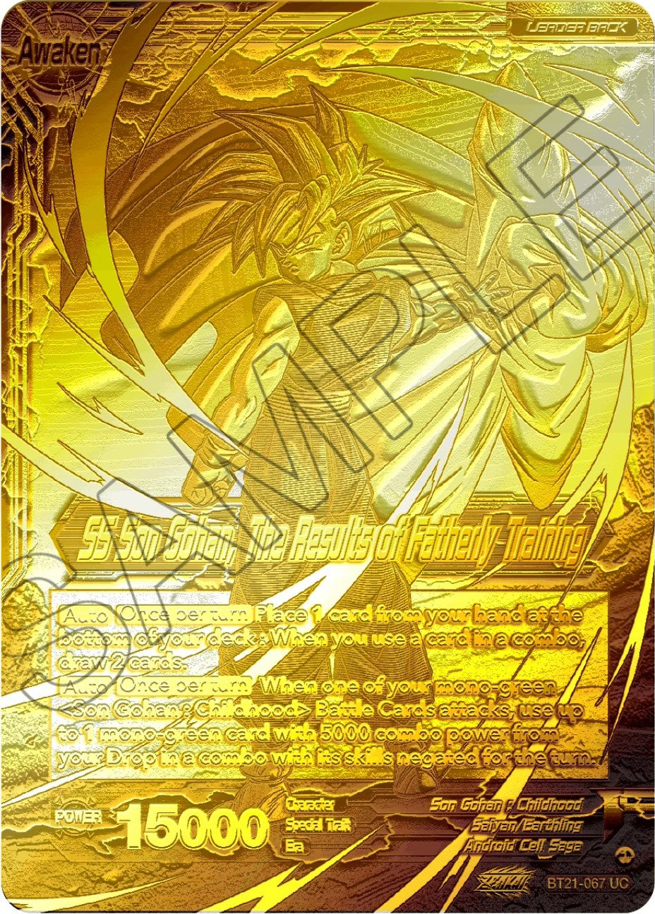 Son Gohan // SS Son Gohan, The Results of Fatherly Training (2023 Championship Finals) (Gold Metal Foil) (BT21-067) [Tournament Promotion Cards] | Cracking-Singles