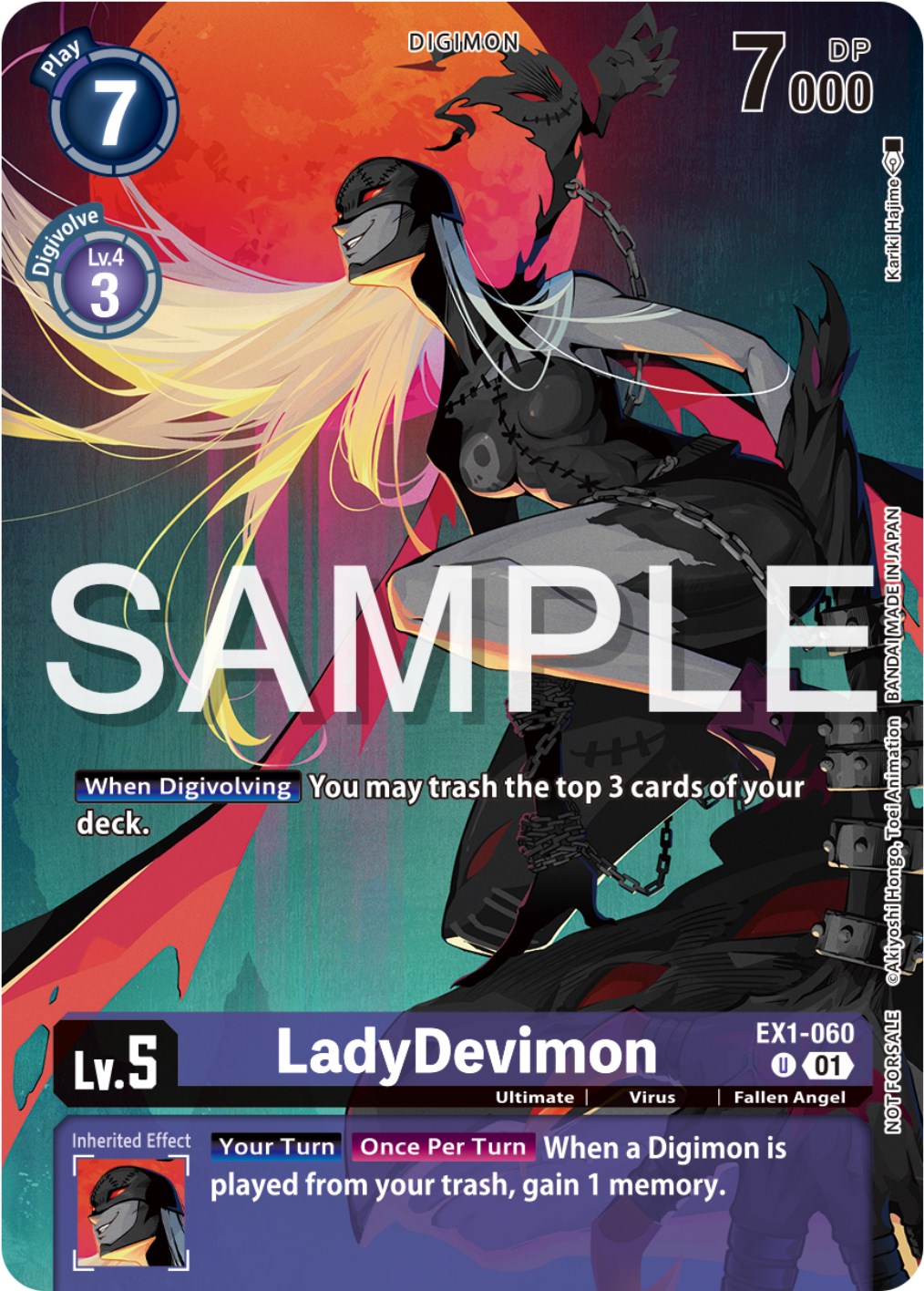 LadyDevimon [EX1-060] (Digimon Illustration Competition Pack 2023) [Classic Collection Promos] | Cracking-Singles