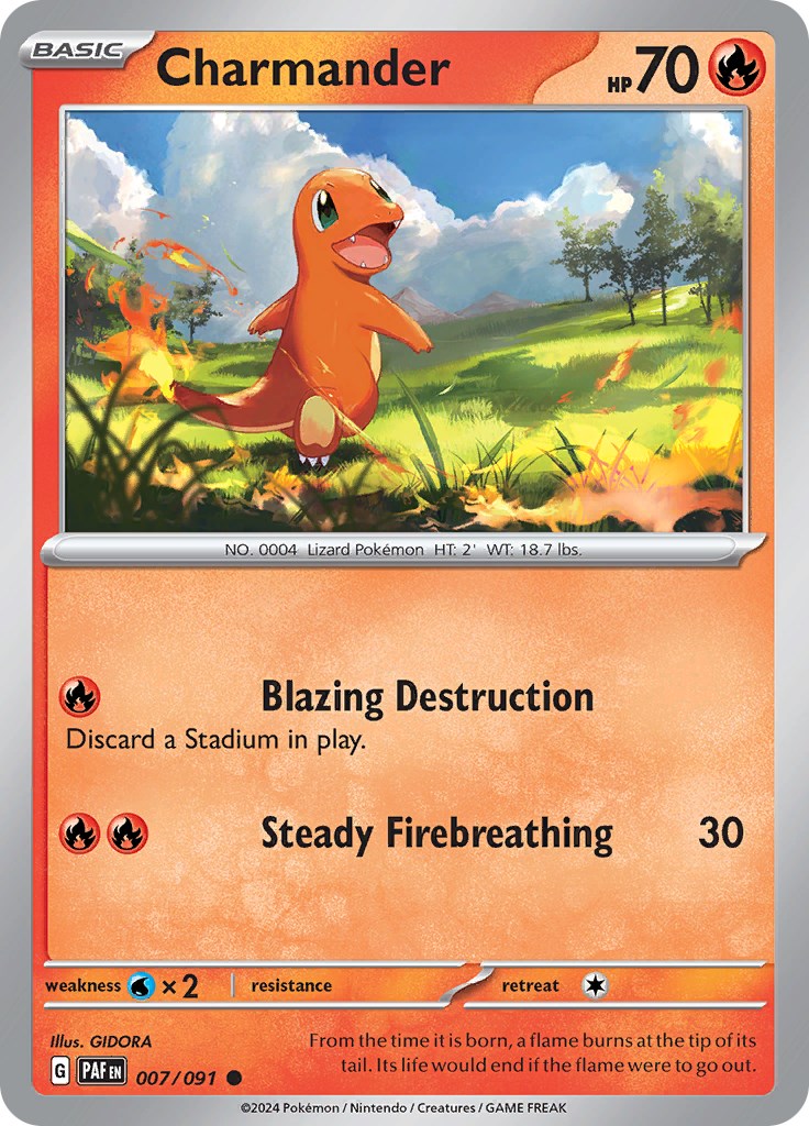 Charmander (007/091) [Scarlet & Violet: Paldean Fates] | Cracking-Singles