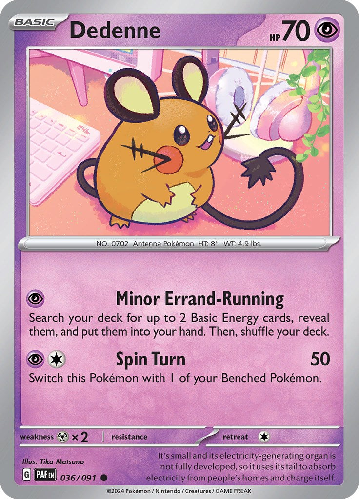 Dedenne (036/091) [Scarlet & Violet: Paldean Fates] | Cracking-Singles