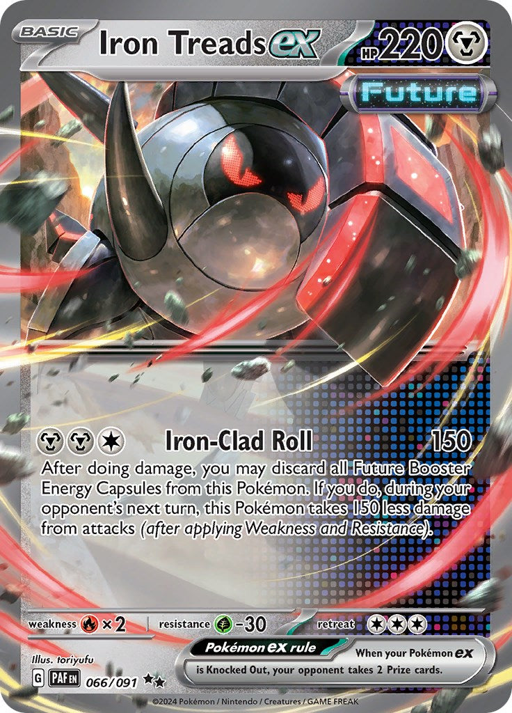 Iron Treads ex (066/091) [Scarlet & Violet: Paldean Fates] | Cracking-Singles