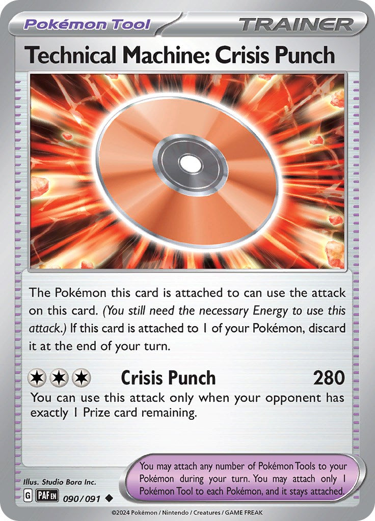 Technical Machine: Crisis Punch (090/091) [Scarlet & Violet: Paldean Fates] | Cracking-Singles