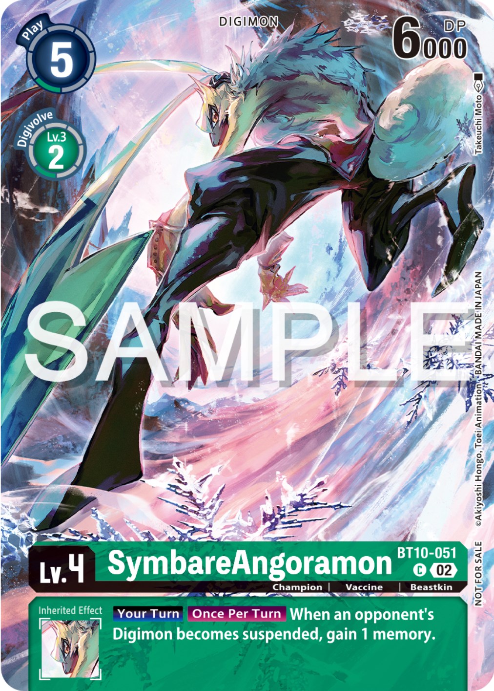 SymbareAngoramon [BT10-051] (Digimon Illustration Competition Pack 2023) [Xros Encounter Promos] | Cracking-Singles