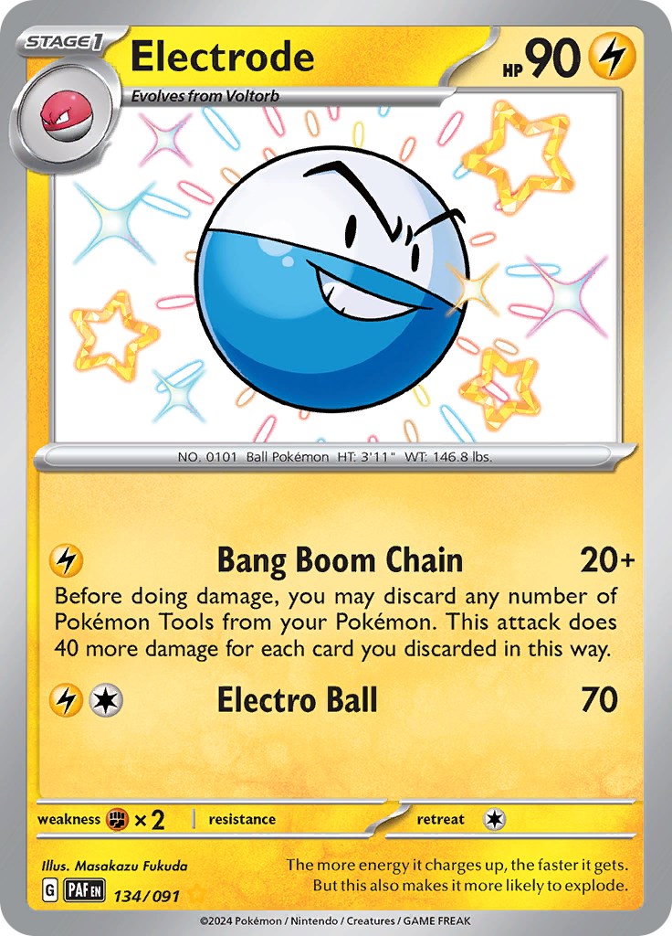 Electrode (134/091) [Scarlet & Violet: Paldean Fates] | Cracking-Singles