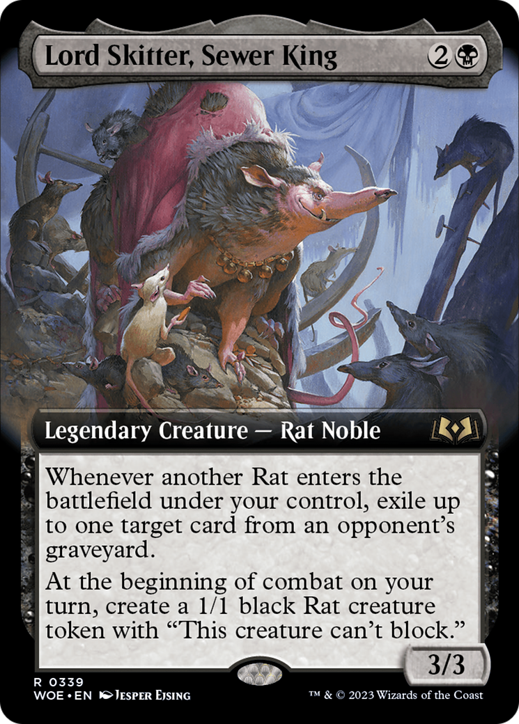 Lord Skitter, Sewer King (Extended Art) [Wilds of Eldraine] | Cracking-Singles