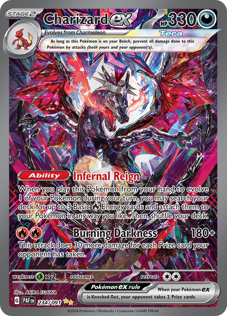 Charizard ex (234/091) [Scarlet & Violet: Paldean Fates] | Cracking-Singles