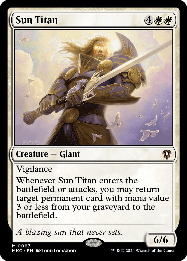 Sun Titan [Murders at Karlov Manor Commander] | Cracking-Singles