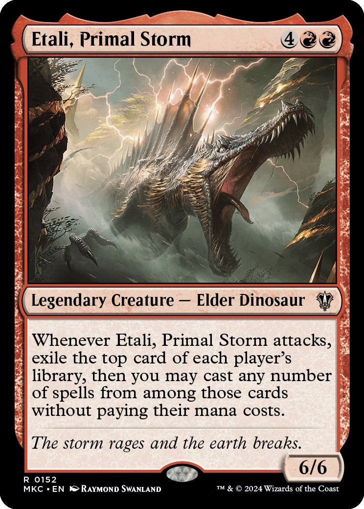 Etali, Primal Storm [Murders at Karlov Manor Commander] | Cracking-Singles