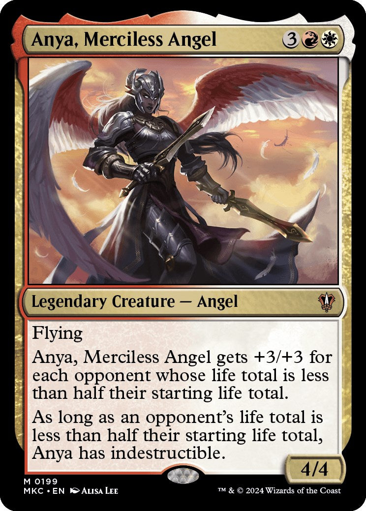 Anya, Merciless Angel [Murders at Karlov Manor Commander] | Cracking-Singles