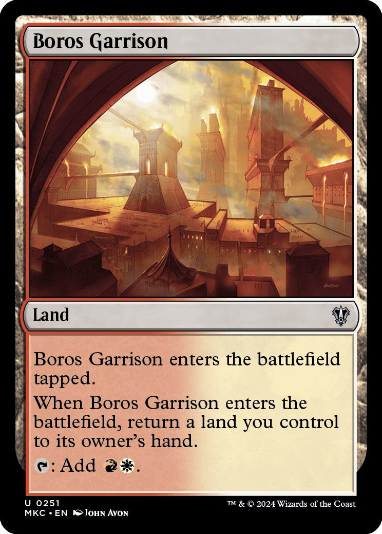 Boros Garrison [Murders at Karlov Manor Commander] | Cracking-Singles