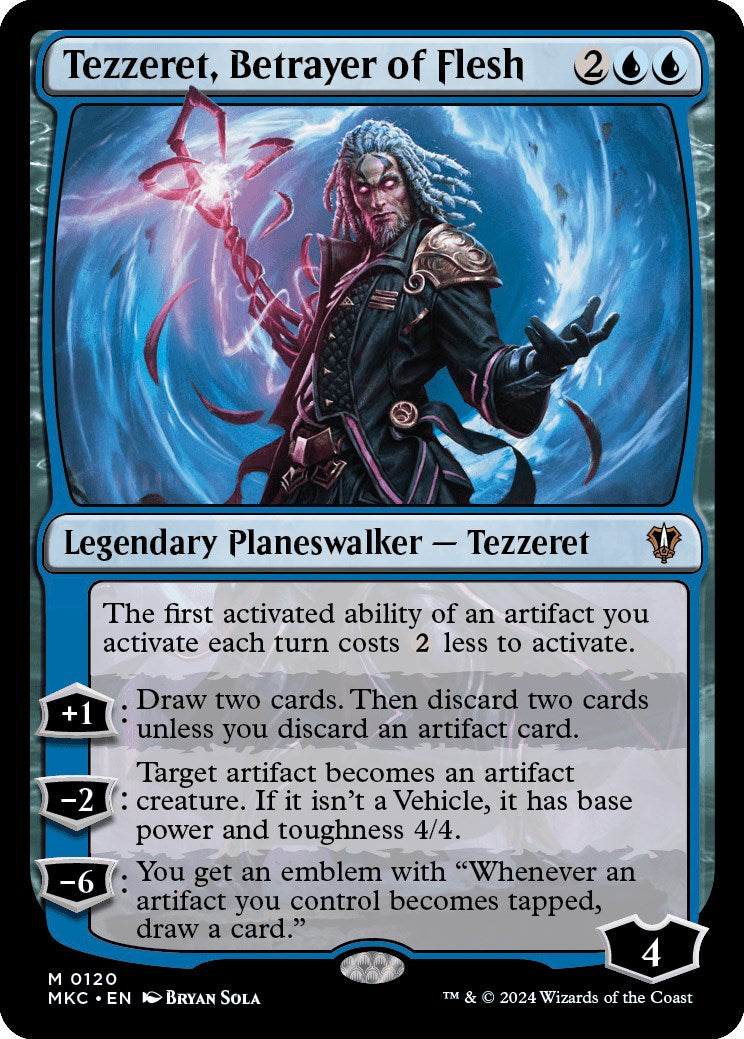 Tezzeret, Betrayer of Flesh [Murders at Karlov Manor Commander] | Cracking-Singles