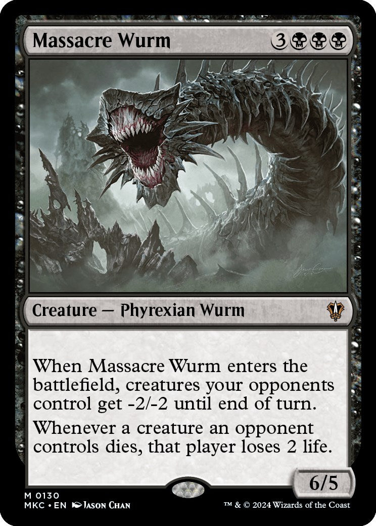 Massacre Wurm [Murders at Karlov Manor Commander] | Cracking-Singles