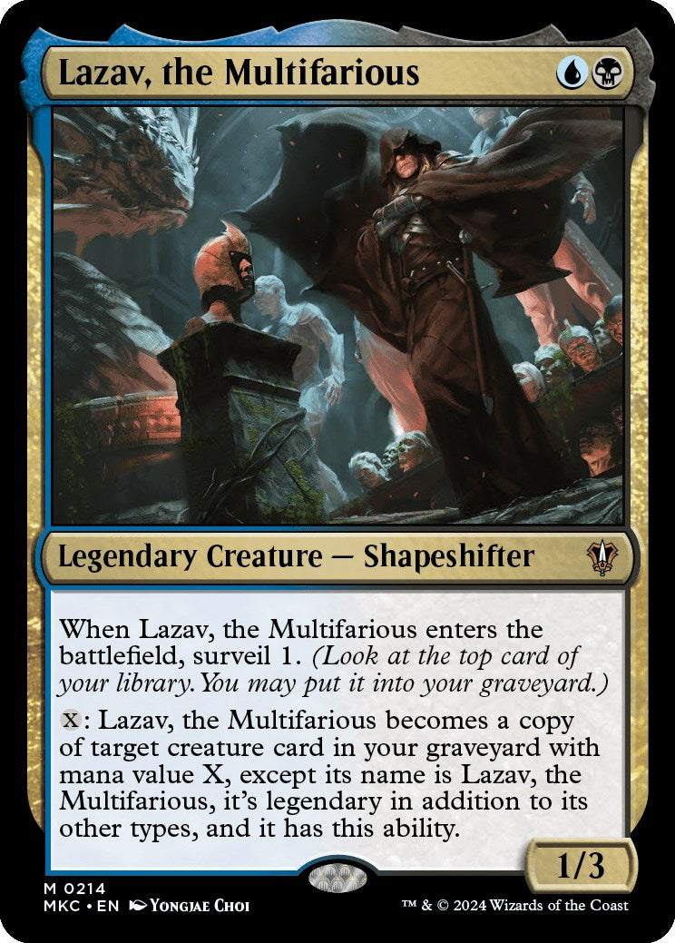 Lazav, the Multifarious [Murders at Karlov Manor Commander] | Cracking-Singles