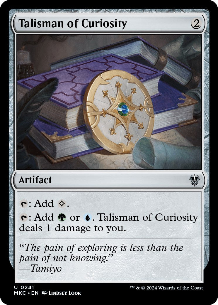 Talisman of Curiosity [Murders at Karlov Manor Commander] | Cracking-Singles