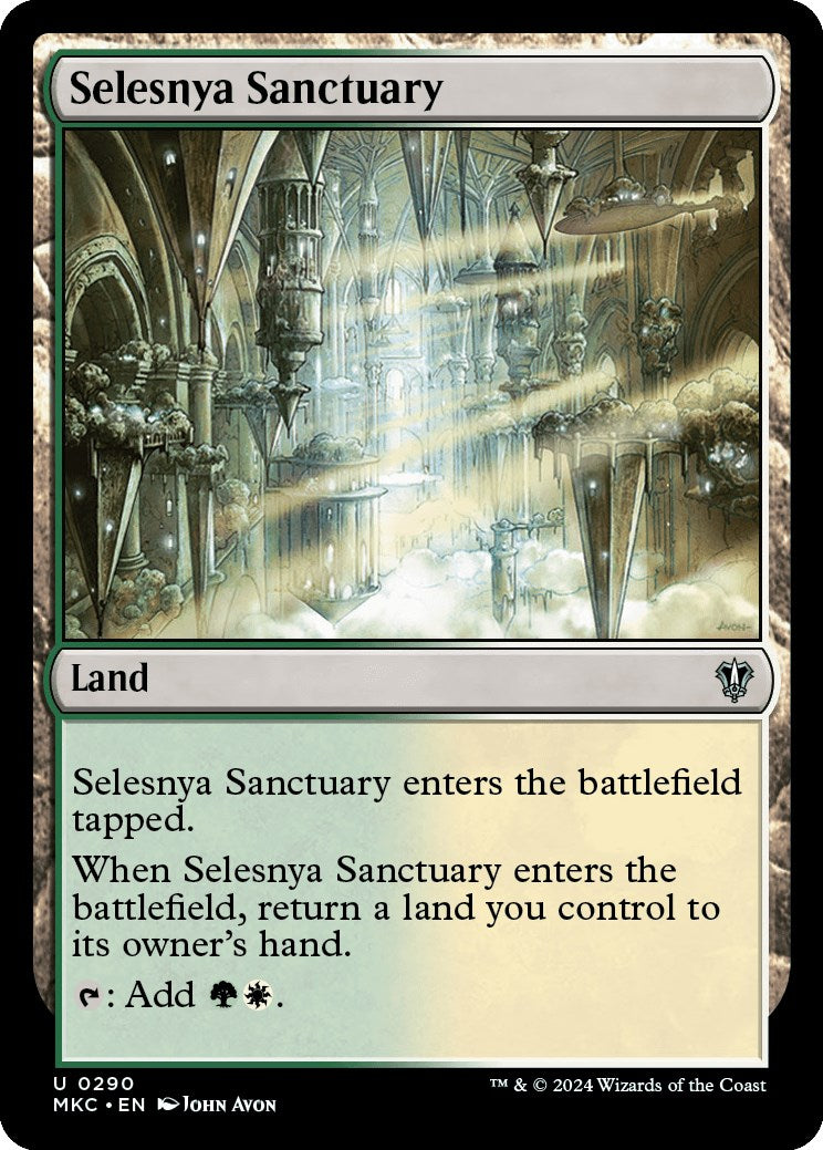 Selesnya Sanctuary [Murders at Karlov Manor Commander] | Cracking-Singles