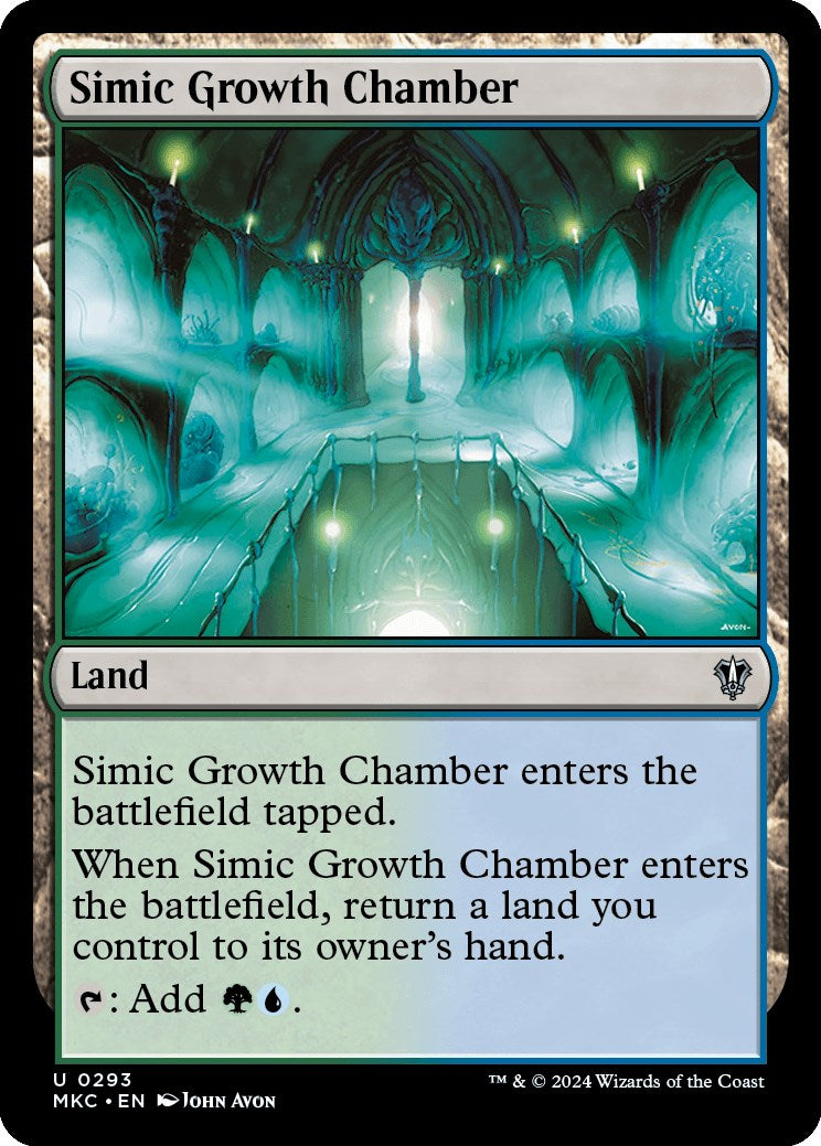 Simic Growth Chamber [Murders at Karlov Manor Commander] | Cracking-Singles