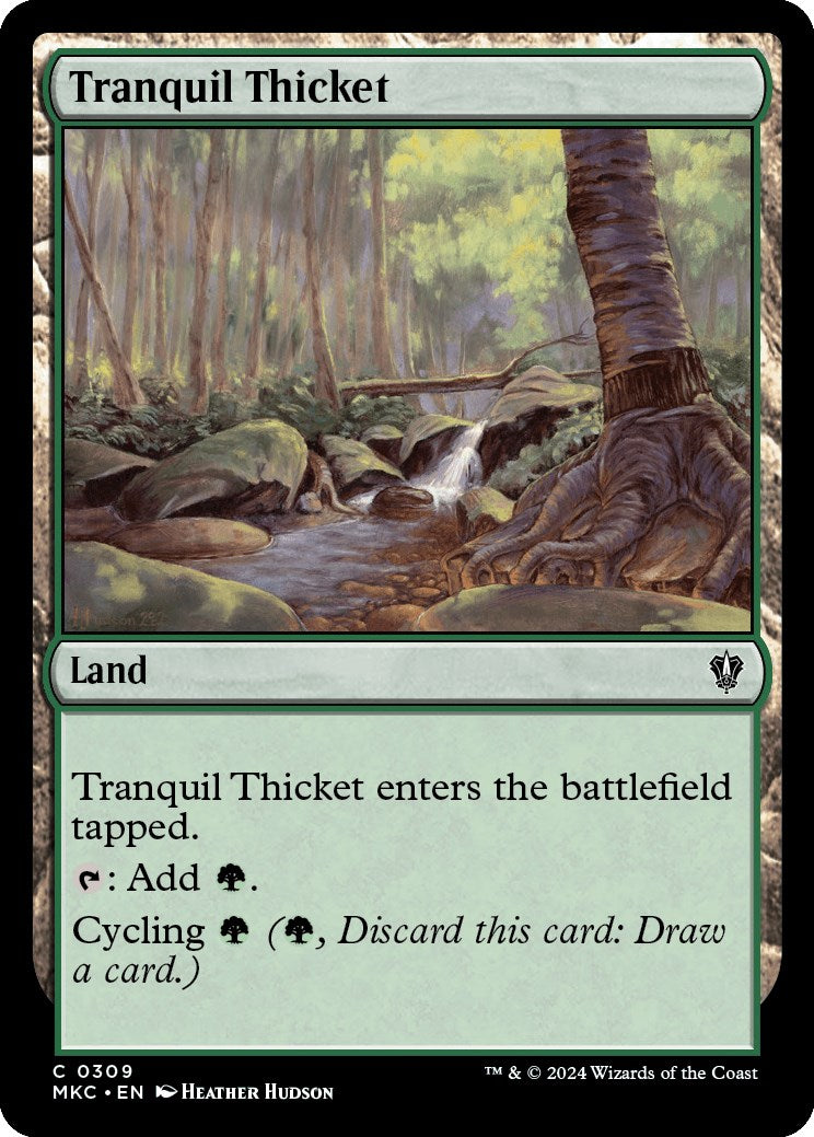 Tranquil Thicket [Murders at Karlov Manor Commander] | Cracking-Singles