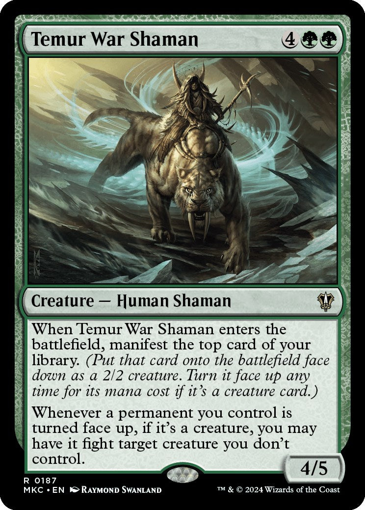 Temur War Shaman [Murders at Karlov Manor Commander] | Cracking-Singles