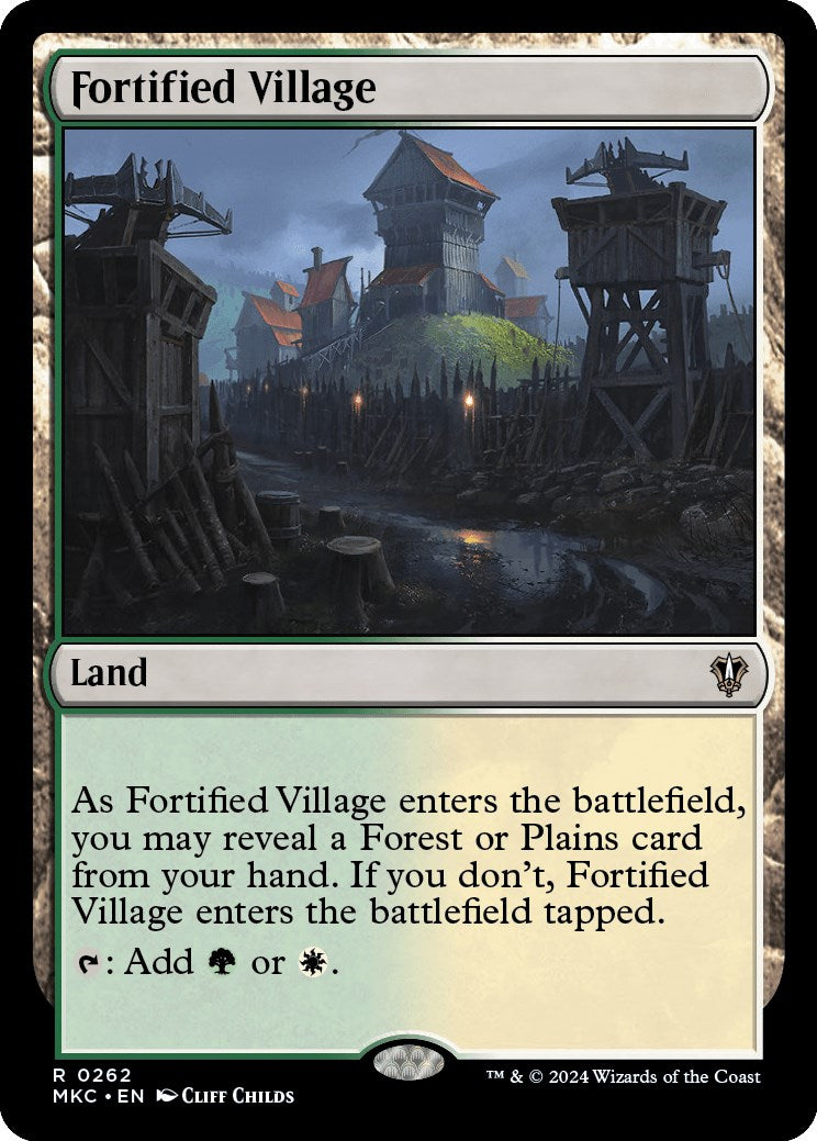 Fortified Village [Murders at Karlov Manor Commander] | Cracking-Singles