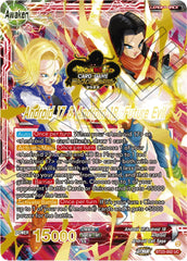 Android 17 & Android 18 // Android 17 & Android 18, Future Evil (2023 Worlds ZENKAI 06 Leader Set) (BT23-002) [Tournament Promotion Cards] | Cracking-Singles