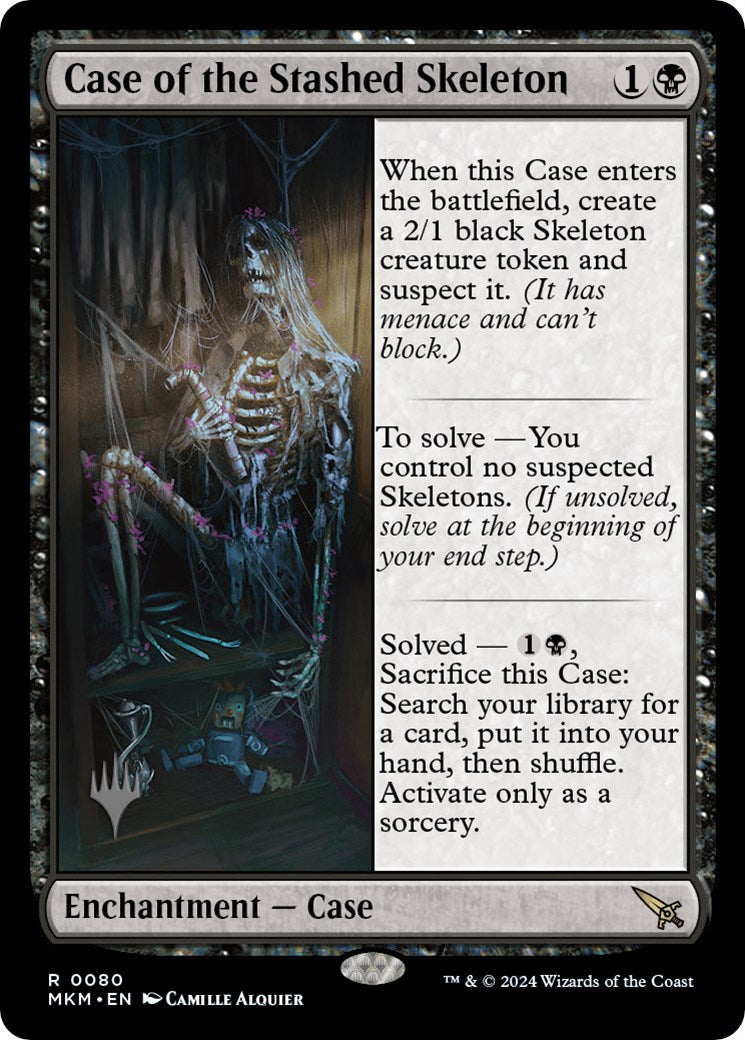 Case of the Stashed Skeleton (Promo Pack) [Murders at Karlov Manor Promos] | Cracking-Singles