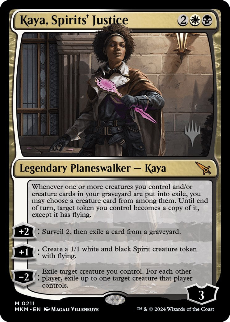 Kaya, Spirits' Justice (Promo Pack) [Murders at Karlov Manor Promos] | Cracking-Singles