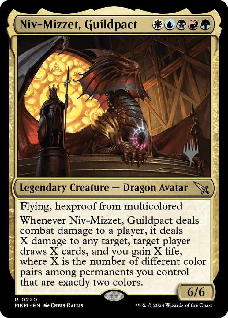 Niv-Mizzet, Guildpact (Promo Pack) [Murders at Karlov Manor Promos] | Cracking-Singles