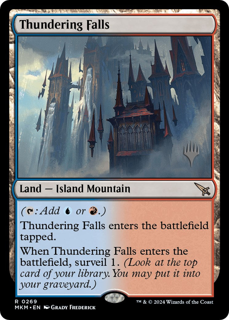 Thundering Falls (Promo Pack) [Murders at Karlov Manor Promos] | Cracking-Singles