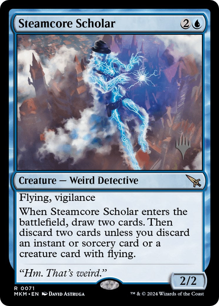 Steamcore Scholar (Promo Pack) [Murders at Karlov Manor Promos] | Cracking-Singles