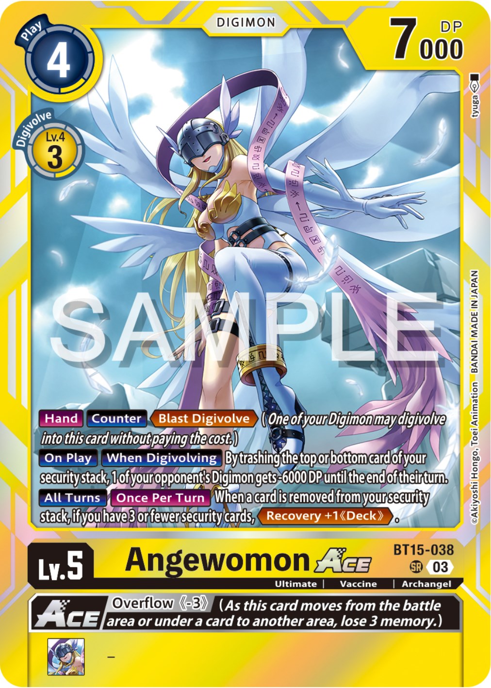 Angewomon Ace [BT15-038] [Exceed Apocalypse] | Cracking-Singles