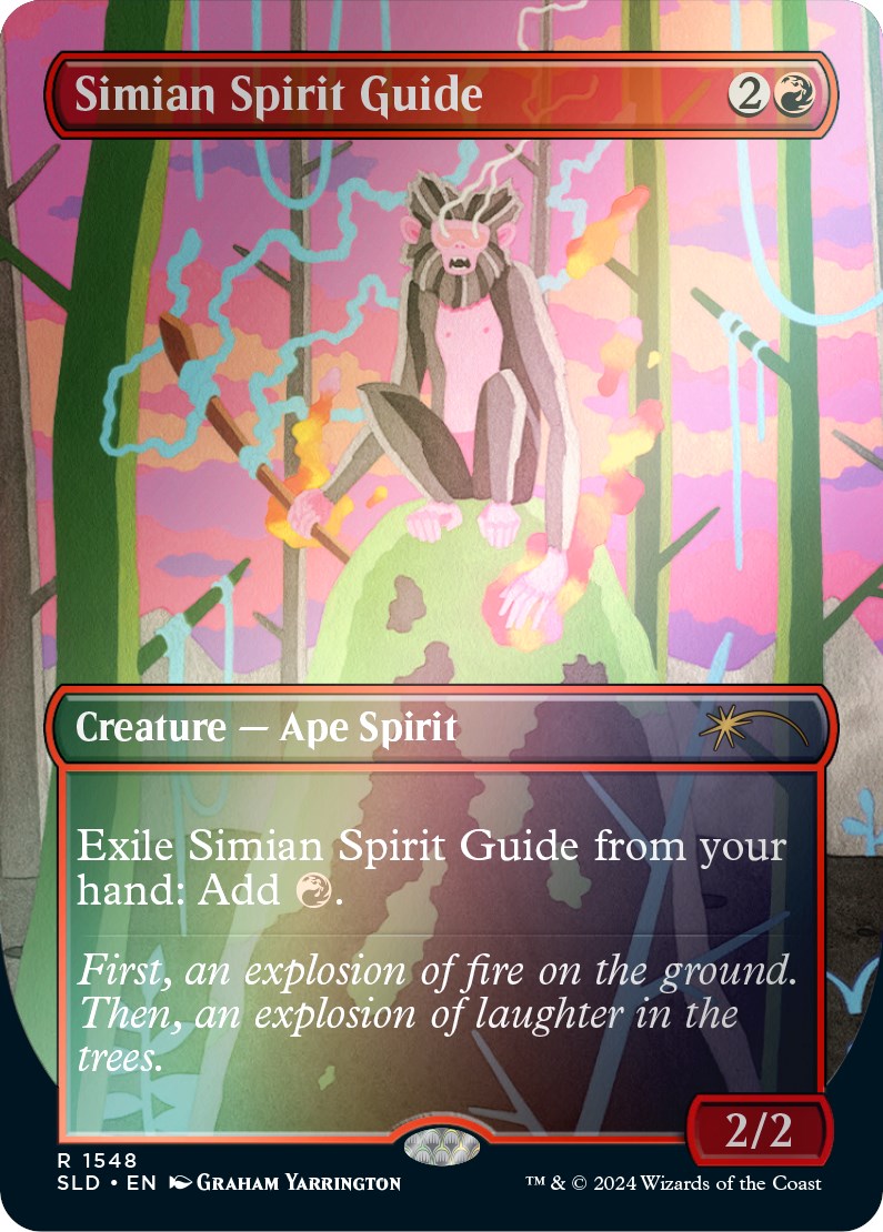 Simian Spirit Guide (Rainbow Foil) [Secret Lair Drop Series] | Cracking-Singles