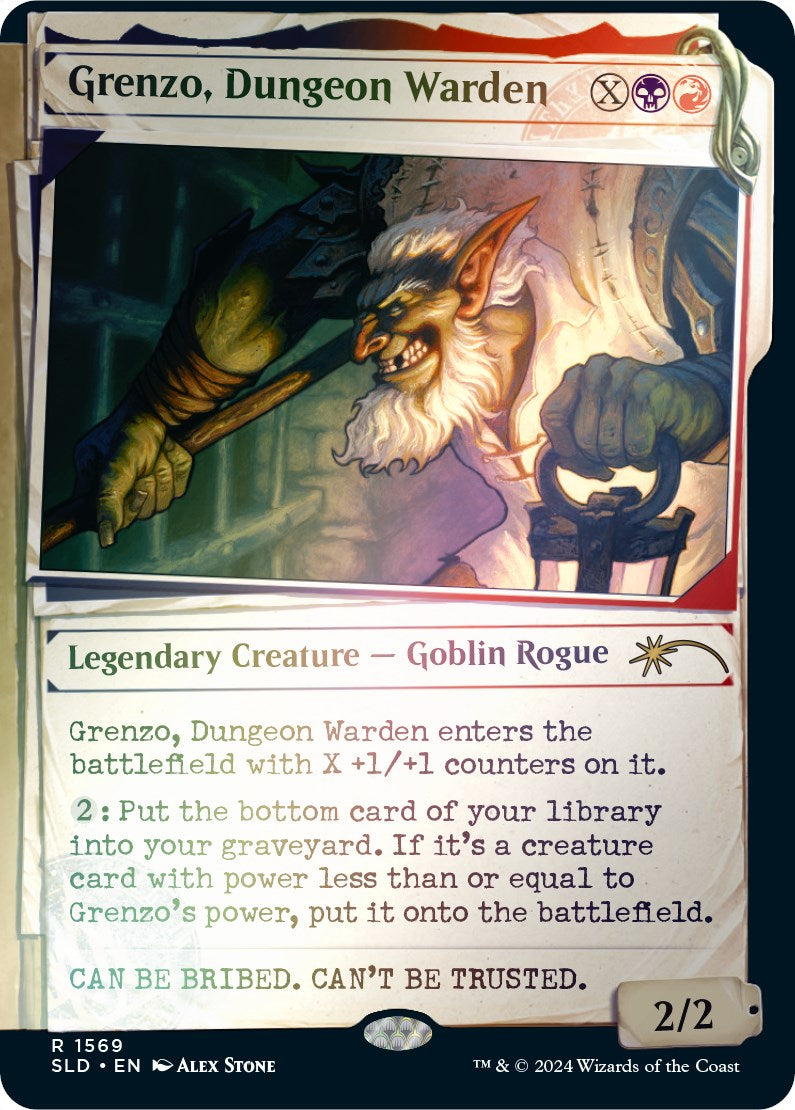 Grenzo, Dungeon Warden (Rainbow Foil) [Secret Lair Drop Series] | Cracking-Singles