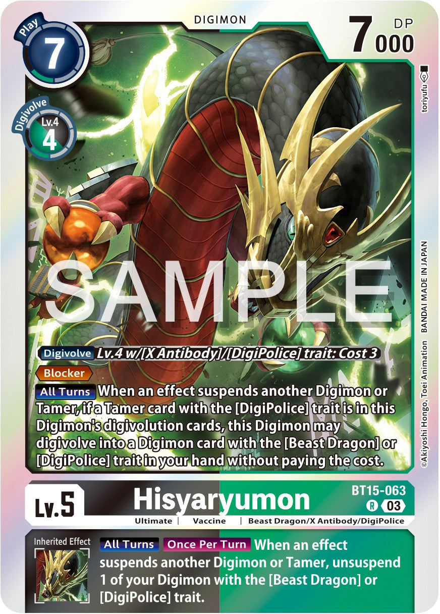 Hisyaryumon [BT15-063] [Exceed Apocalypse] | Cracking-Singles