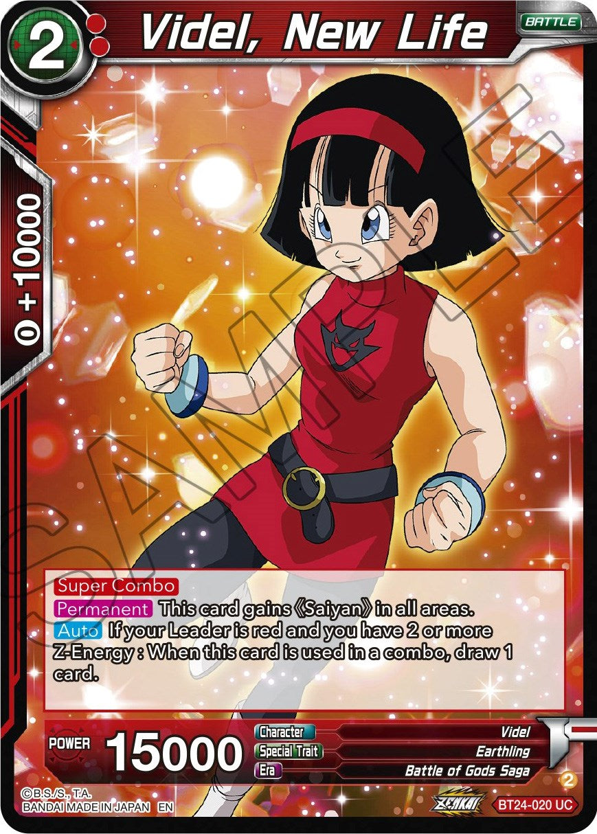 Videl, New Life (BT24-020) [Beyond Generations] | Cracking-Singles