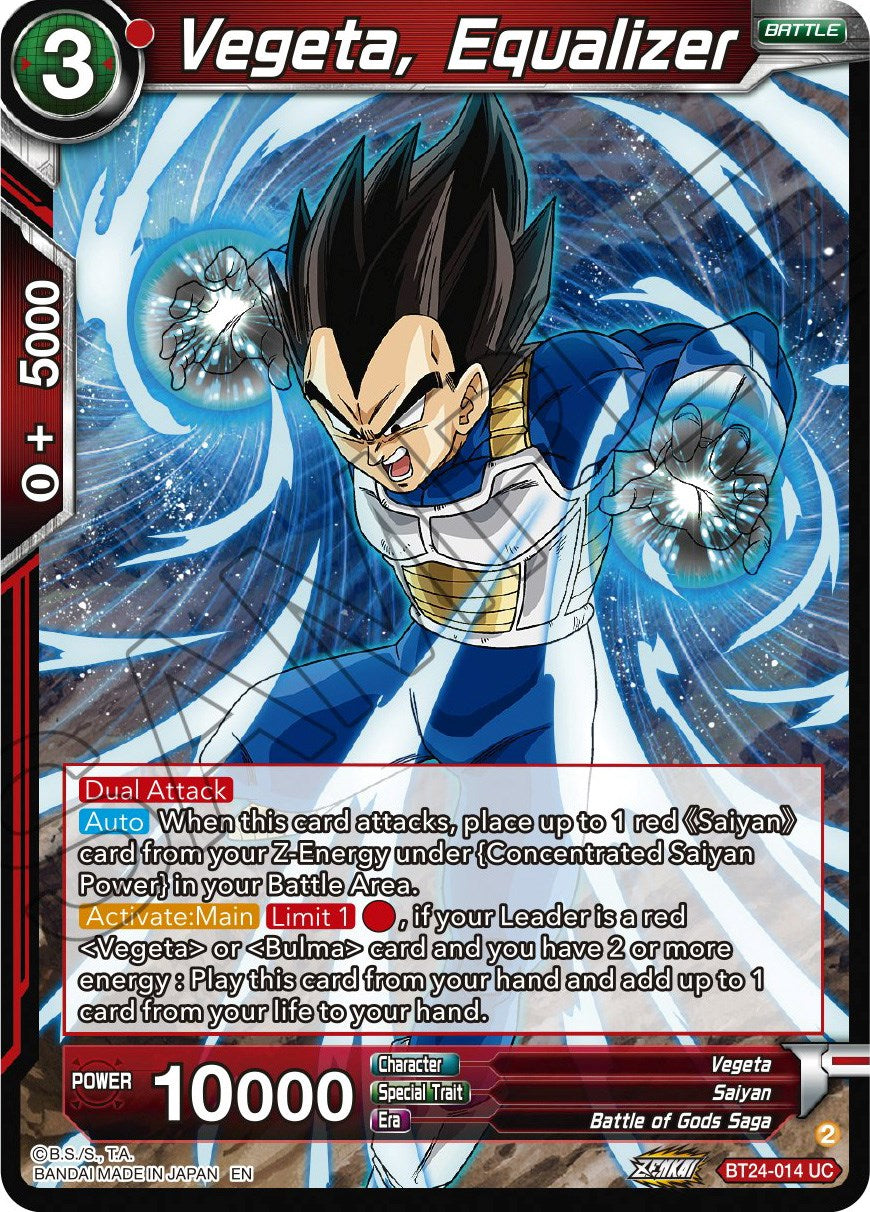 Vegeta, Equalizer (BT24-014) [Beyond Generations] | Cracking-Singles