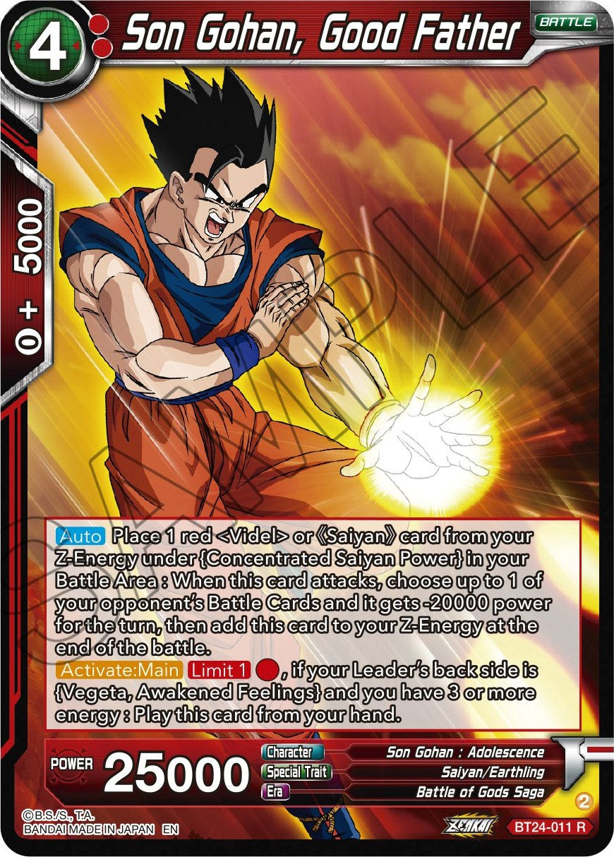 Son Gohan, Good Father (BT24-011) [Beyond Generations] | Cracking-Singles