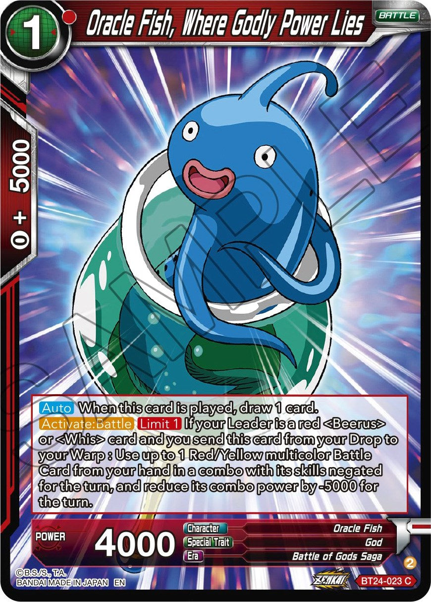 Oracle Fish, Where Godly Power Lies (BT24-023) [Beyond Generations] | Cracking-Singles