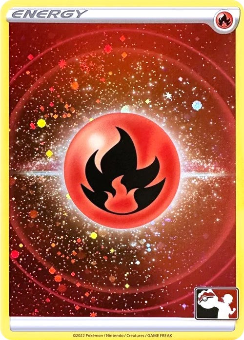 Fire Energy (Cosmos Holo) [Prize Pack Series Three] | Cracking-Singles