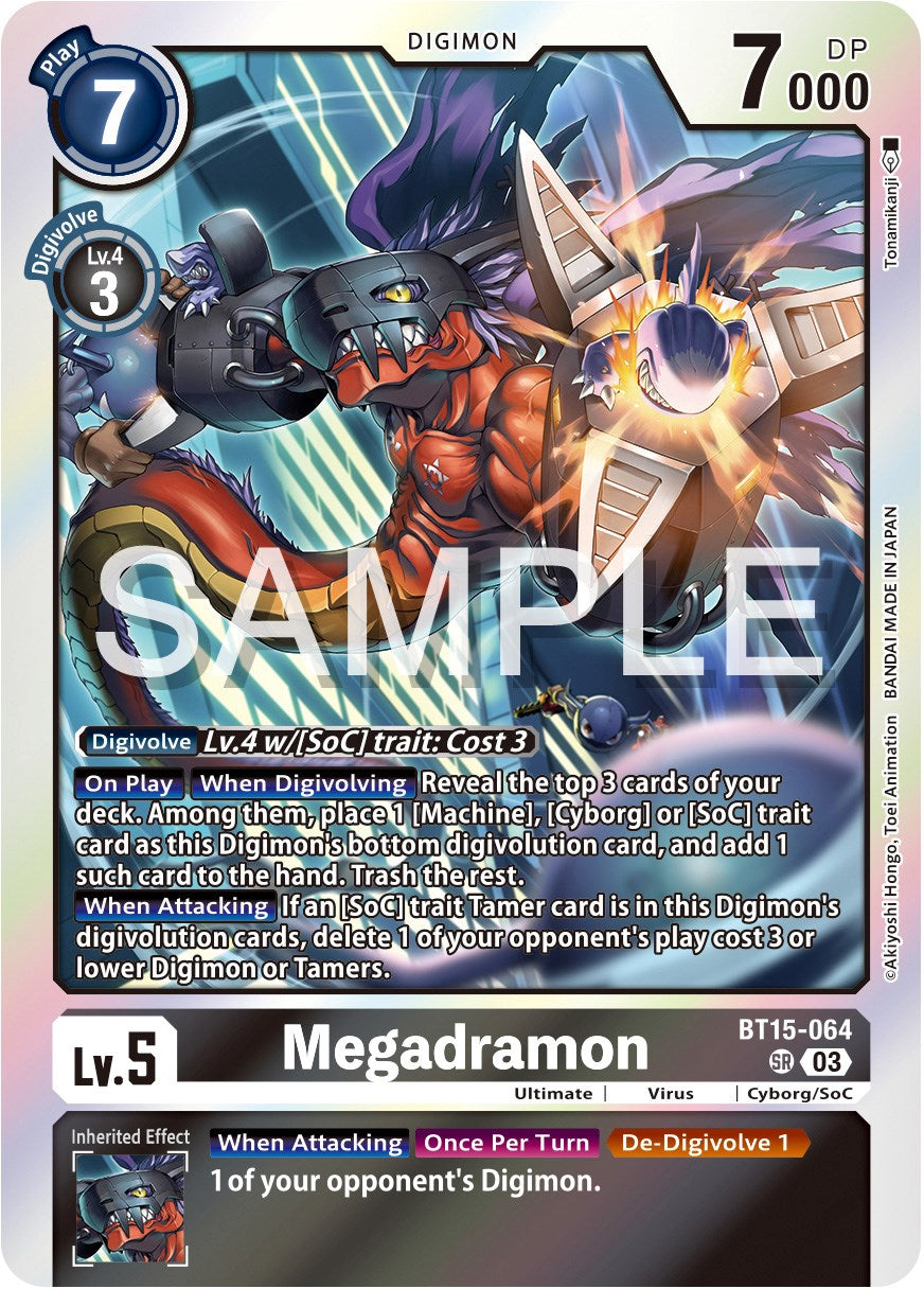 Megadramon [BT15-064] [Exceed Apocalypse] | Cracking-Singles