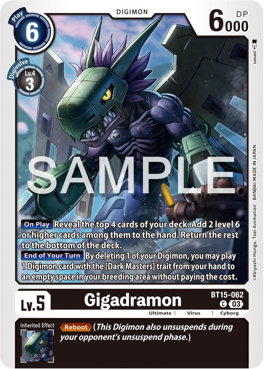 Gigadramon [BT15-062] [Exceed Apocalypse] | Cracking-Singles