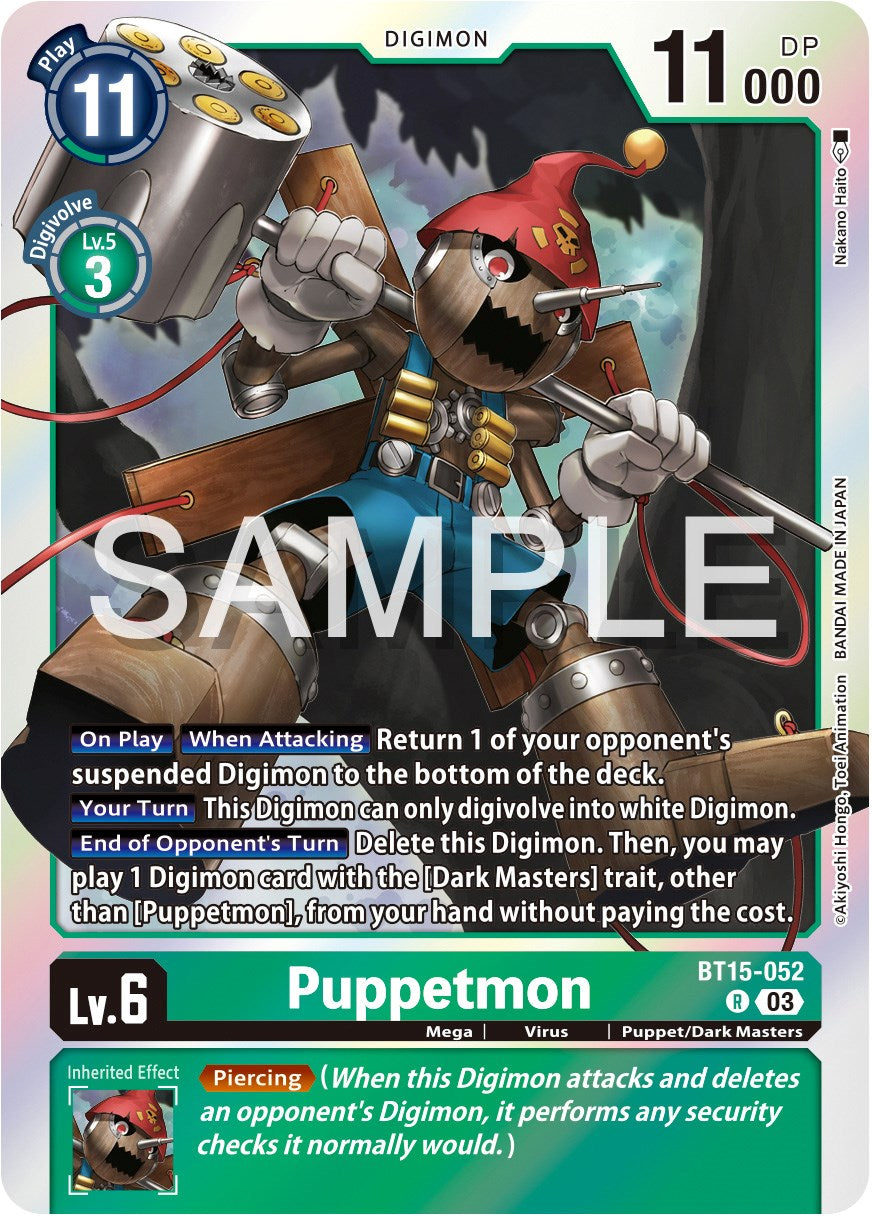 Puppetmon [BT15-052] [Exceed Apocalypse] | Cracking-Singles