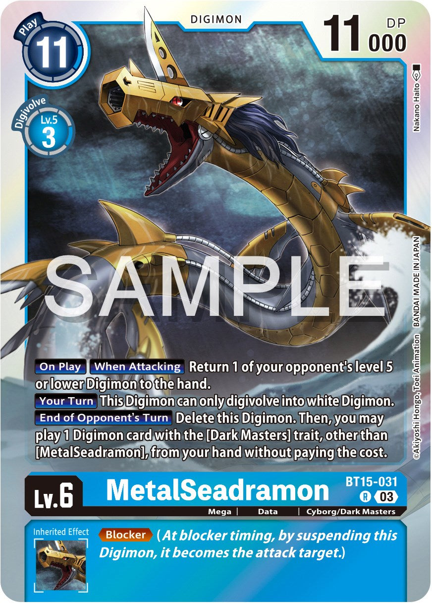 MetalSeadramon [BT15-031] [Exceed Apocalypse] | Cracking-Singles