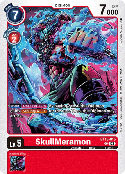 SkullMeramon [BT15-015] [Exceed Apocalypse] | Cracking-Singles