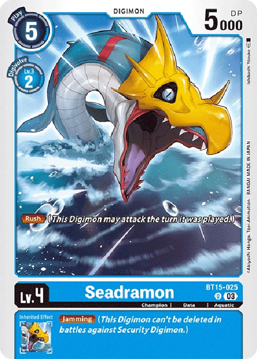 Seadramon [BT15-025] [Exceed Apocalypse] | Cracking-Singles