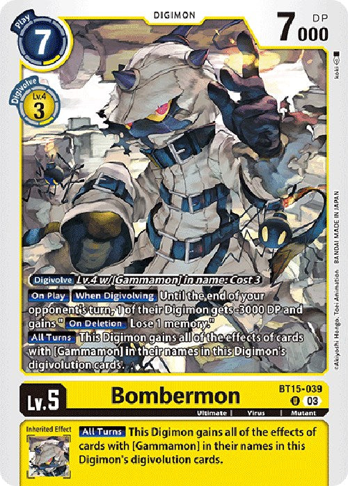 Bombermon [BT15-039] [Exceed Apocalypse] | Cracking-Singles