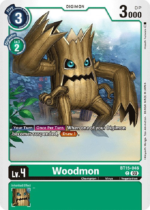 Woodmon [BT15-046] [Exceed Apocalypse] | Cracking-Singles