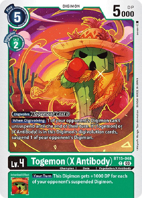 Togemon [BT15-048] (X Antibody) [Exceed Apocalypse] | Cracking-Singles