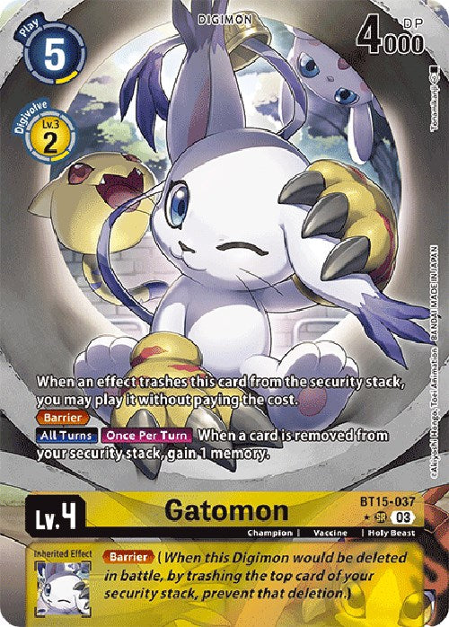 Gatomon [BT15-037] (Alternate Art) [Exceed Apocalypse] | Cracking-Singles