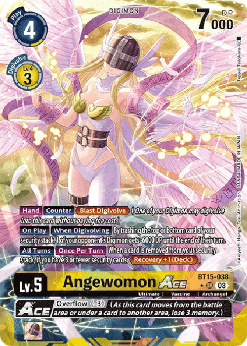 Angewomon Ace [BT15-038] (Alternate Art) [Exceed Apocalypse] | Cracking-Singles