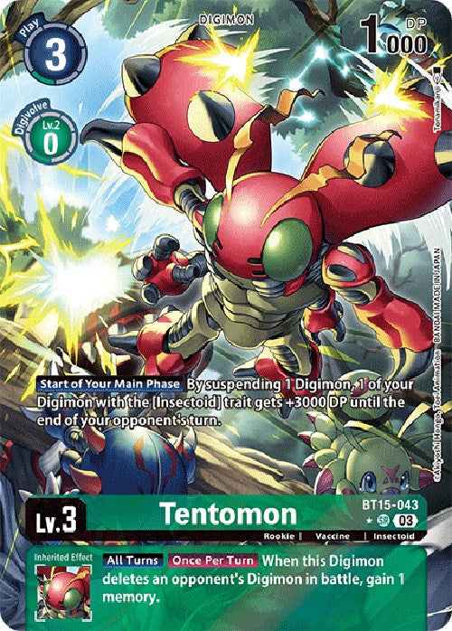 Tentomon [BT15-043] (Alternate Art) [Exceed Apocalypse] | Cracking-Singles